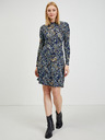 Orsay Dunkelblaues gemustertes Damenkleid ORSAY