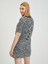 Orsay Graues gestreiftes Damenkleid ORSAY