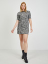Orsay Graues gestreiftes Damenkleid ORSAY