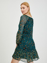 Orsay Petrolfarbenes gemustertes Damenkleid ORSAY