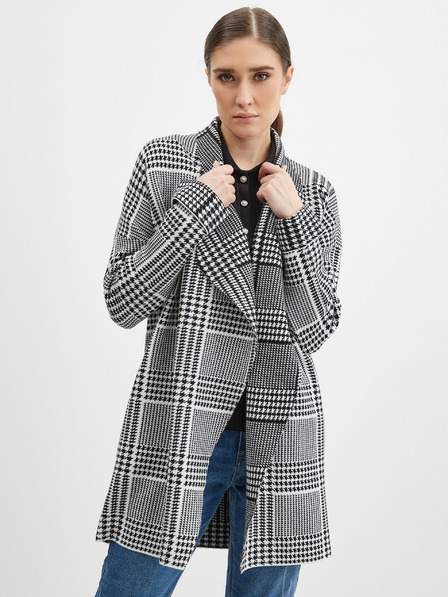 Orsay Schwarzer gemusterter Damen Cardigan ORSAY