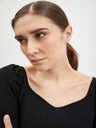 Orsay Schwarzer Damen-Rippenpullover ORSAY