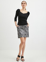 Orsay Schwarzer Damen-Rippenpullover ORSAY