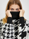 Orsay Schwarz-weiß gemusterter Damenpullover ORSAY