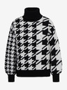 Orsay Schwarz-weiß gemusterter Damenpullover ORSAY