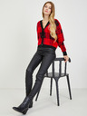 Orsay Schwarz-rot karierte Damencardigan ORSAY