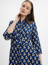 Orsay Schwarz-blau gemustertes Damenkleid ORSAY