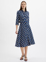 Orsay Schwarz-blau gemustertes Damenkleid ORSAY