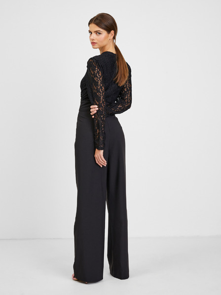 Orsay Schwarzer Damen-Jumpsuit mit Spitzendetail ORSAY