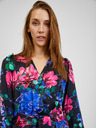 Orsay Schwarzes Damen-Blumenkleid ORSAY