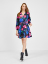 Orsay Schwarzes Damen-Blumenkleid ORSAY