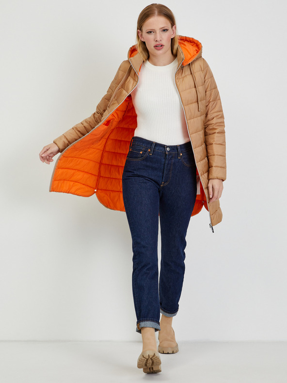 Orsay Hellbrauner Damen-Winter-Steppmantel ORSAY