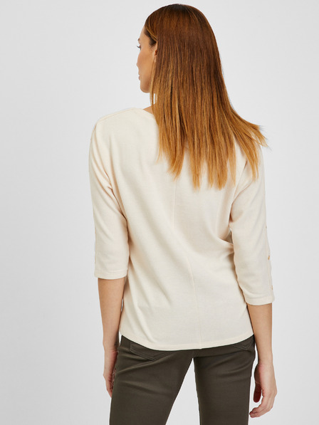 Orsay Cremefarbenes Damen-T-Shirt ORSAY
