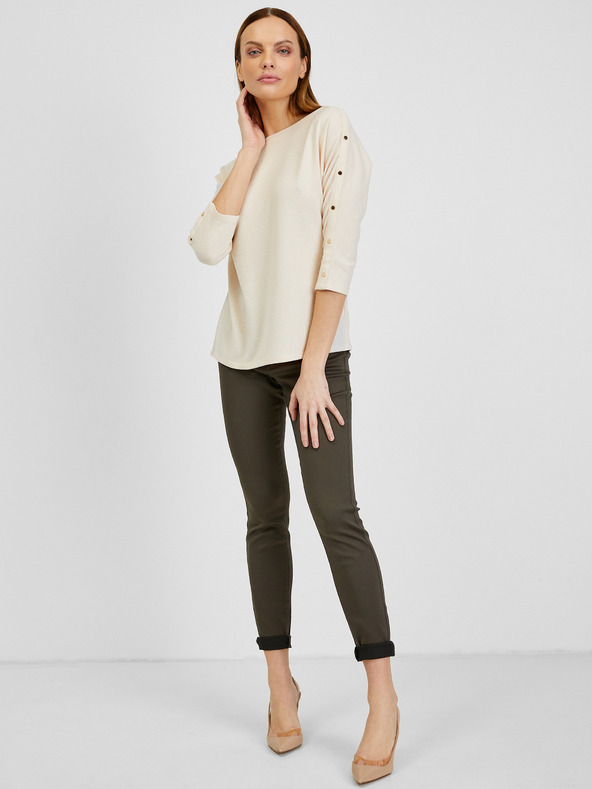 Orsay Cremefarbenes Damen-T-Shirt ORSAY