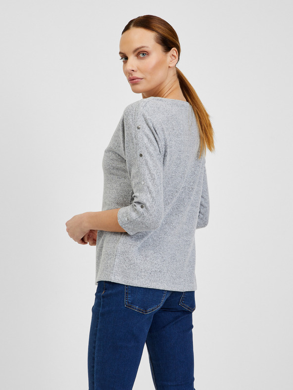 Orsay Hellgraues Damen-T-Shirt ORSAY