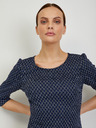 Orsay Dunkelblaues gemustertes Damen-T-Shirt ORSAY