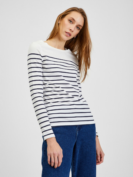 Orsay Schwarz-weiß gestreiftes Damen-T-Shirt ORSAY