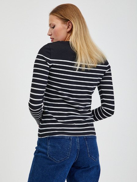 Orsay Weiß und schwarz gestreiftes Damen-T-Shirt ORSAY