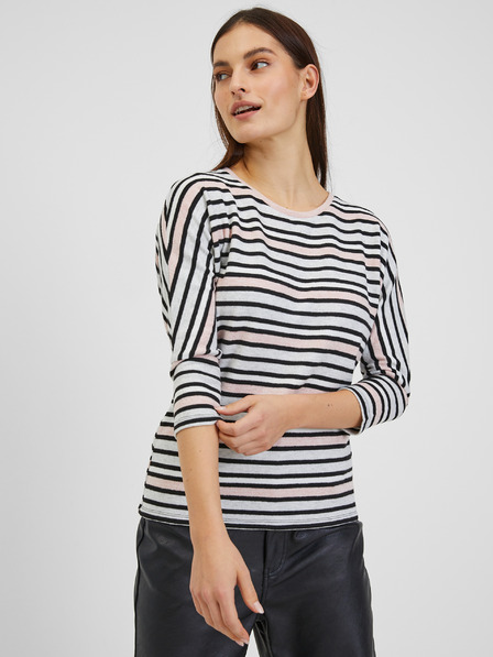Orsay Hellblau gestreiftes Damen-T-Shirt ORSAY