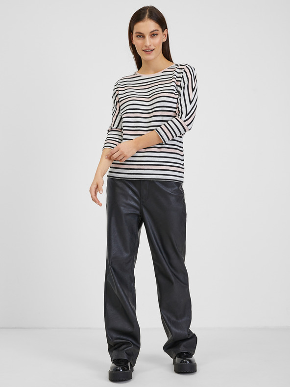 Orsay Hellblau gestreiftes Damen-T-Shirt ORSAY