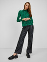 Orsay Grüner gemusterter Damen Rollkragenpullover ORSAY