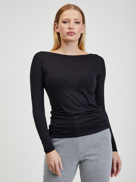 Orsay Schwarzes Damen-T-Shirt ORSAY