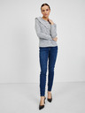 Orsay Graues Damen-T-Shirt mit dekorativen Details ORSAY