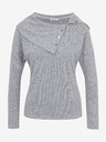 Orsay Graues Damen-T-Shirt mit dekorativen Details ORSAY