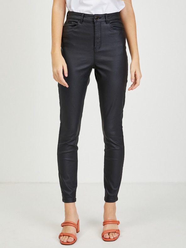 Orsay Schwarze Damen Lederhose ORSAY