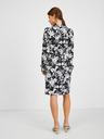 Orsay Weißes und schwarzes Damen-Blumenkleid ORSAY
