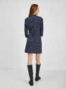 Orsay Dunkelblaues gemustertes Damenkleid ORSAY