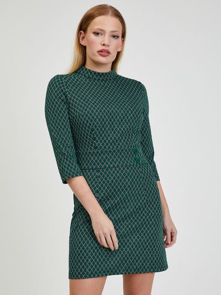 Orsay Grünes gemustertes Damenkleid ORSAY