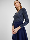Orsay Dunkelblaues gemustertes Damenkleid ORSAY