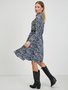 Orsay Blau-weiß gemustertes Damenkleid ORSAY