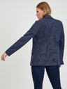 Orsay Weiß und blau gemusterte Damenjacke ORSAY