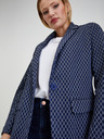 Orsay Weiß und blau gemusterte Damenjacke ORSAY