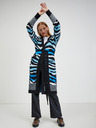 Orsay Blau-schwarz gemusterte Damen Strickjacke ORSAY