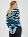 Orsay Schwarz-blau gemusterter Damenpullover ORSAY