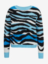 Orsay Schwarz-blau gemusterter Damenpullover ORSAY
