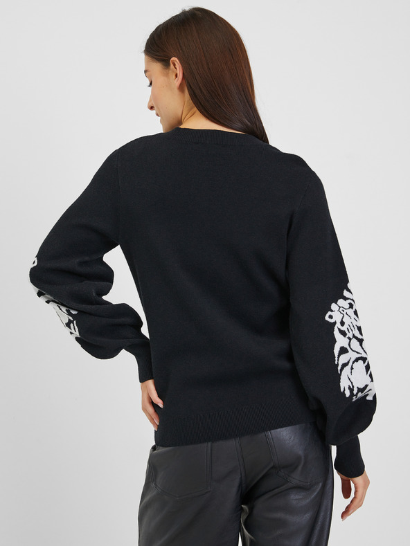 Orsay Weiß-schwarzer Damen Pullover ORSAY