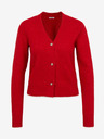 Orsay Roter Damen Cardigan mit Wolle ORSAY