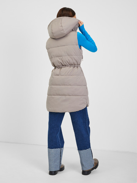 Orsay 'MS8ODETTE_GB LONG PADDED WAISTCOAT WITH DRAWSTRING AT WAIST'