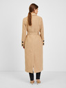 Orsay Beigefarbener Damen-Wintermantel mit Wolle ORSAY
