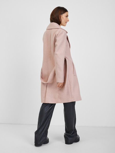 Orsay Rosa Damen-Wintermantel mit Gürtel ORSAY
