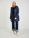 Orsay Dunkelblauer leichter Damen Steppmantel ORSAY