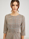 Orsay Braunes kariertes Kleid ORSAY