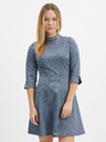 Orsay Blaues gemustertes Damenkleid ORSAY
