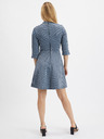 Orsay Blaues gemustertes Damenkleid ORSAY