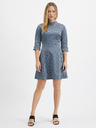 Orsay Blaues gemustertes Damenkleid ORSAY