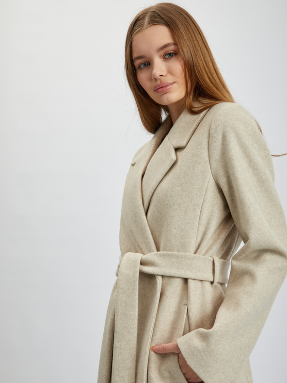 Orsay Beige Damen-Wintermantel ORSAY